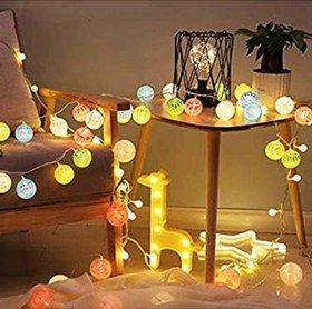 تصویر چراغ های تزیینی ۱۰ رشته ای OPALHOUSE با طراحی جذاب و رنگارنگ STRING LIGHTS OPALHOUSE