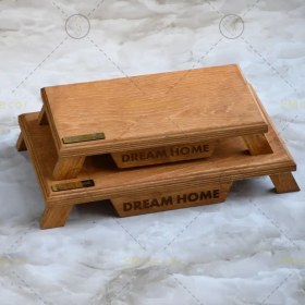 تصویر سینی رایزر چوبی 