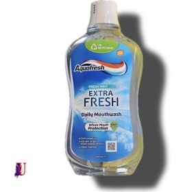 تصویر دهانشویه روزانه آکوافرش AQUAFRESH مدل extra fresh (500میل) AQUAFRESH extra fresh daily mouthwash (500 ml)