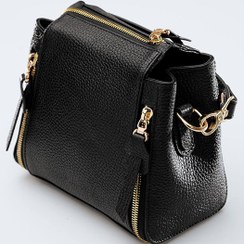 تصویر کیف زنانه چرم طبیعی استایل نلین 