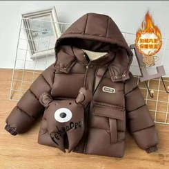 تصویر کاپشن بچگانه طرح ArsPهمراه با کیف 