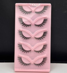 تصویر مژه روباهی کد 604 