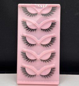 تصویر مژه روباهی کد 604 