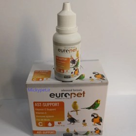 تصویر قطره مکمل تقویت سیستم ایمنی پرندگان یوروپت 30 میل Europet Birds Vitamin C