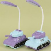 تصویر چراغ مطالعه فانتزی طرح تانک مدل YC-9900 رنگ آفتابی 