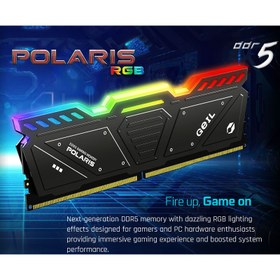 تصویر رم گیل مدل POLARIS ظرفیت ۶۴ گیگابایت DDR5 دو کاناله ۴۸۰۰ مگاهرتز CL40 