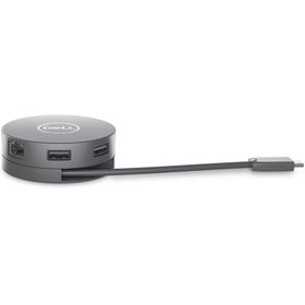 تصویر هاب USB-C دل 6 پورت مدل DA305 Dell 6-in-1 USB-C Multiport Adapter - DA305