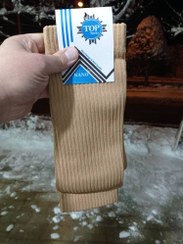 تصویر ساق پا زمستانی کوتاه بافتنی 