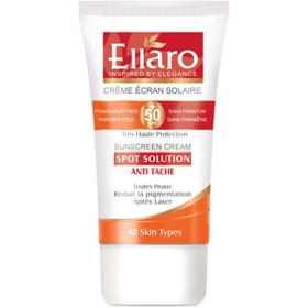 تصویر کرم ضد آفتاب ضد لک الارو مدل اسپات سولوشن SPF 40 