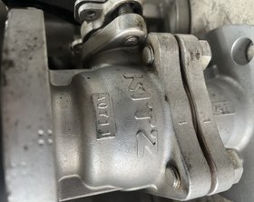 تصویر شیر توپی 1 اینچ دو تیکه کلاس 150 جنس بدنه A0751 10K/40 S13A CF8M BALL VALVE 1" #150 CF8M 10K/40 S13A A0751