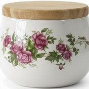 تصویر بانکه مدل گل سرخی 