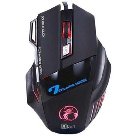 تصویر ماوس گیمینگ دی نت پلاس مدل X7 D-Net Plus X7 Gaming Mouse