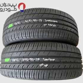 تصویر لاستیک سومیتومو سایز 215/55R16 مدل HTR900 