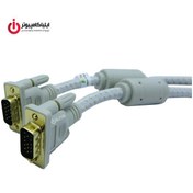 تصویر کابل VGA با نویزگیر فرانت 5 متری Faranet VGA Cable w/Ferrite 5m