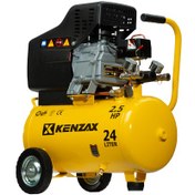تصویر کمپرسور باد 24 لیتري برند کنزاکس مدل 5402 24 liter air compressor, Kenzax brand, model 5402
