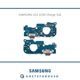 تصویر برد شارژ فابریک 100% اورجینال و روکاری سامسونگ A33 5g Samsung A33 5g Charge Board