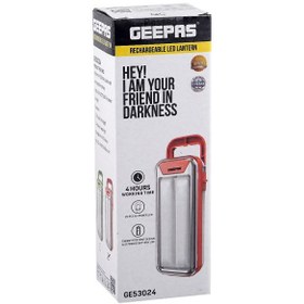 تصویر چراغ اضطراری شارژی جیپاس مدل GE53024 GE53024 is Lighting devices equipment under the brand Geepas electronics