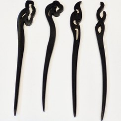 تصویر کانزاشی چوبی مشکی 