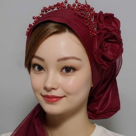 تصویر توربان مجلسی زرشکی 