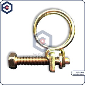 تصویر بست شلنگ گالوانیزه سایز ۲۰ تا ۲۳ میلیمتر 