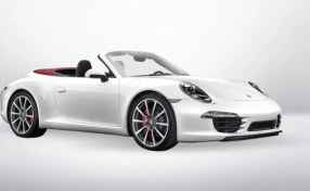 تصویر کفپوش پنج بعدی جدید پورشه 911 (سال ۲۰۱۲ الی ۲۰۱۴) - طوسی دوخت طوسی / فقط صندوق 