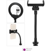 تصویر هولدر نگهدارنده موبایل برای رینگ لایت مدل R01 