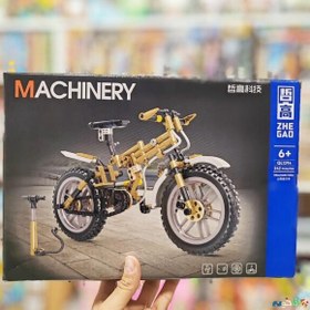 تصویر لگو دوچرخه MACHINERY وارداتی نسکافه ای دارای 242 قطعه برند ZHE GAO 