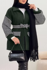 تصویر مانتو دخترانه پیچازی روزا مدل فری سایز ۴۸ با مخمل کبریتی 