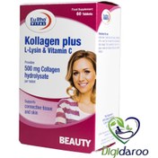 تصویر کلاژن پلاس یوروویتال ال لیزین و ویتامین ث 60 عددی ا Kollagen Plus L Lysin And Vitamin C Kollagen Plus L Lysin And Vitamin C