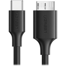 تصویر کابل Type C به 3.0 Micro USB (هارد) یوگرین US312 کابل تبدیل microUSB کابل میکرو USB