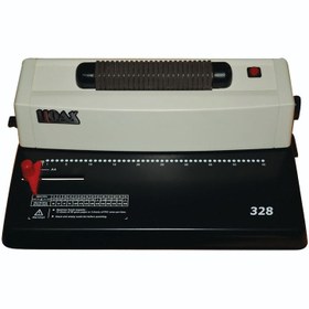 تصویر دستگاه صحافی مارپیچ فلزی مدل 328 Metal spiral binding machine model 328