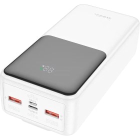 تصویر پاور بانک 30000 میلی آمپر ساعت هوکو مدل J119B HOCO J119B Sharp charger 22.5W+PD20 fully compatible power bank with digital display and cable(30000mAh)