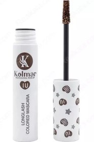 تصویر ریمل رنگی قهوه ای کولمار بلند کننده حرفه ای مژه Kolmar Longlash Colored Mascara Brown