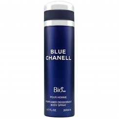 تصویر اسپری بدن مردانه مدل Blue Chanell حجم 200میل بیو استار ا Bio Star Blue Chanell Deodorant Spray For Men 200ml Bio Star Blue Chanell Deodorant Spray For Men 200ml