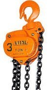 تصویر جرثقیل دستی ویتال 3 تن مدل VP5 - بلبرینگی درجه یک با یک سال گارانتی گیربکس Vital Crane 3 TON