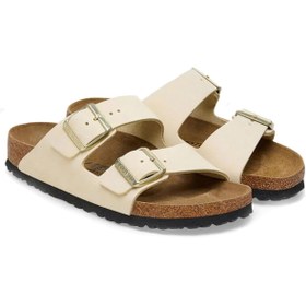 تصویر دمپایی چرمی اصلی آریزونا Bs بیرکنستاک Birkenstock 