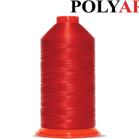 تصویر نخ پلی ارت سایز 40و3 قرمز(POLYART) 