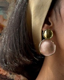 تصویر گوشواره صدفی ضد حساسیت 