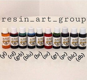 تصویر رنگ جوهری پایه رزین 