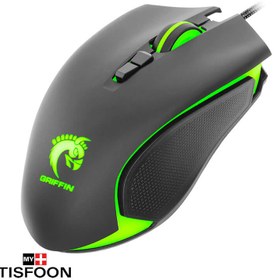 تصویر موس گیمینگ گرین GM604 RGB GREEN GM604-RGB Optical Gaming Mouse