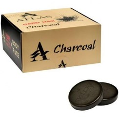تصویر موم وکس اصلاح سکه ای عصاره زغال charcoal اطلس بسته 24 عددی 