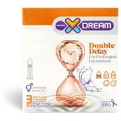 تصویر کاندوم 3عددی تاخیری مضاعف خاردار Double Delay ایکس دریم X Dream Double Delay Condom 3pcs