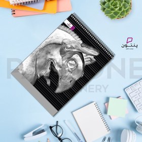 تصویر دفتر طراحی A4 پرسپولیس Pantone Note