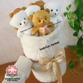 تصویر بوکت عروسکی خرسی 