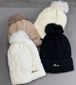 تصویر کلاه و شال رینگی ۱۱۱ - مشکی 