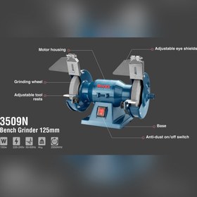 تصویر چرخ سنباده 125 میلی متر 150 وات رونیکس مدل 3509N (12 ماه ضمانت) 