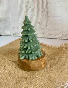 تصویر کاج دو رنگ شمعدونی 