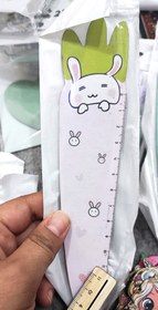 تصویر خط کش طرح خرگوش 