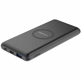 تصویر شارژر همراه بی سیم مومکس مدل QPower minimal IP89 ظرفیت 10000 میلی آمپر ساعت Momax QPower minimal IP89 Wireless 10000mAh Power Bank