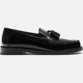 تصویر کالج اورجینال برند زارا Zara مدل LEATHER TASSEL LOAFERS کد 2607/420 